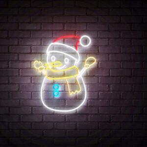 Snowman NEON LED Sign