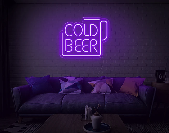 Cold Beer LED Neon Sign