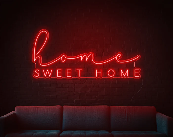 Home Sweet Home V4 LED Neon Sign