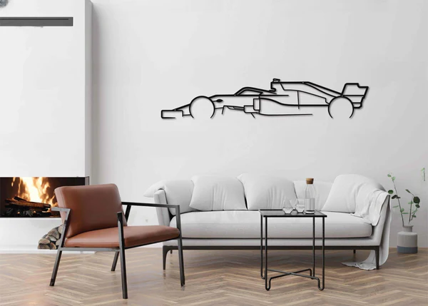 F1 Formula 1 Car Metal Wall Art